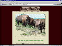 century game with park and bisons and elks