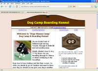 dog camp boarding kennel