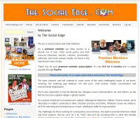 thesocialedge.com monthly online social justice and faith webzine